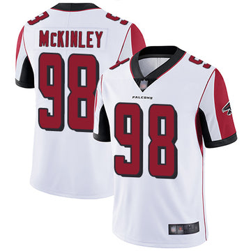 Atlanta Falcons #98 Takkarist McKinley White Jersey