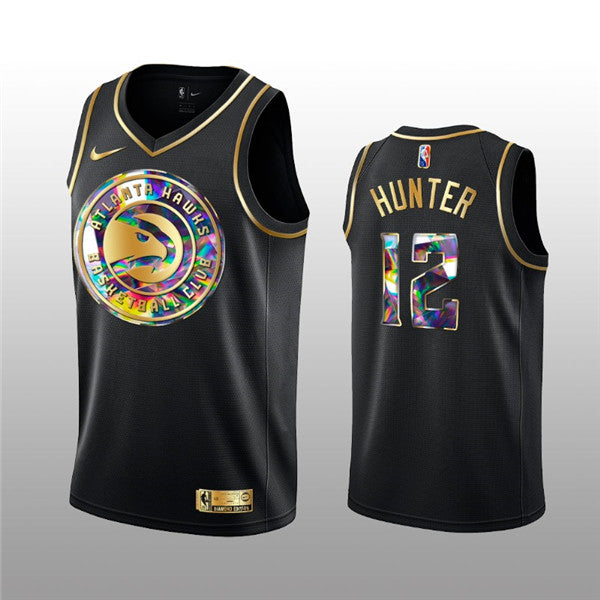 De'Andre Hunter Atlanta Hawks black jersey