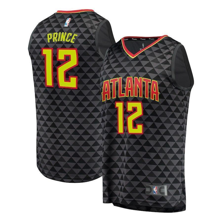 Taurean Prince Atlanta Hawks black jersey