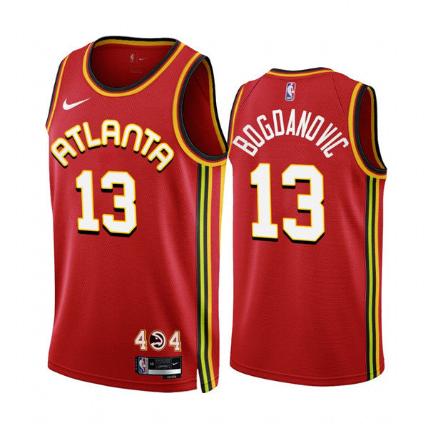 Bogdan Bogdanovic Atlanta Hawks red jersey