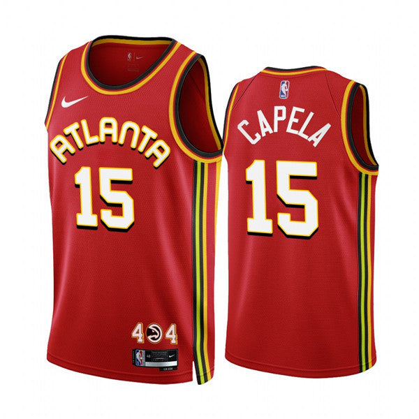Clint Capela Atlanta Hawks red jersey
