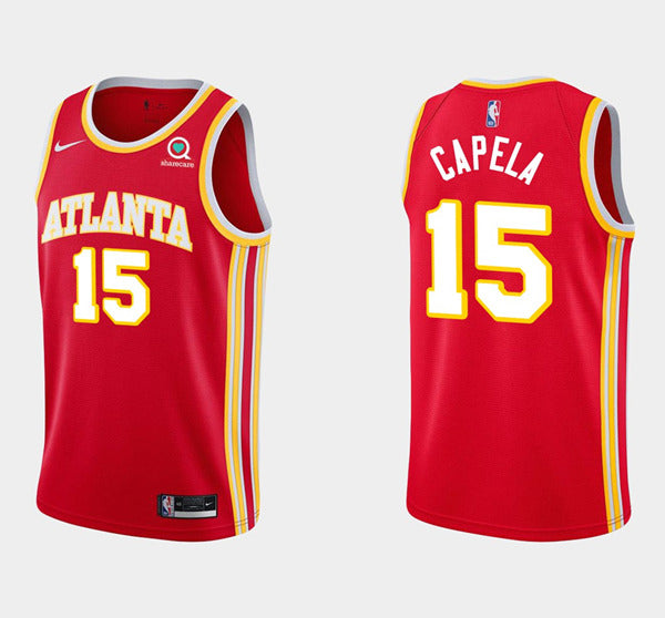 Clint Capela Atlanta Hawks red jersey
