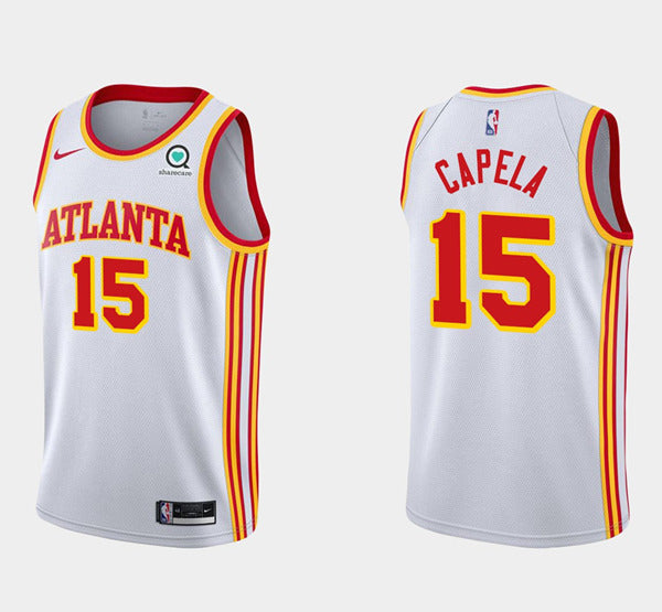 Clint Capela Atlanta Hawks white jersey