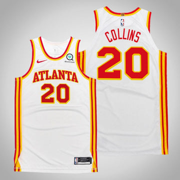 John Collins Atlanta Hawks white jersey
