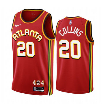 John Collins Atlanta Hawks red jersey