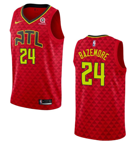 Kent Bazemore Atlanta Hawks red jersey