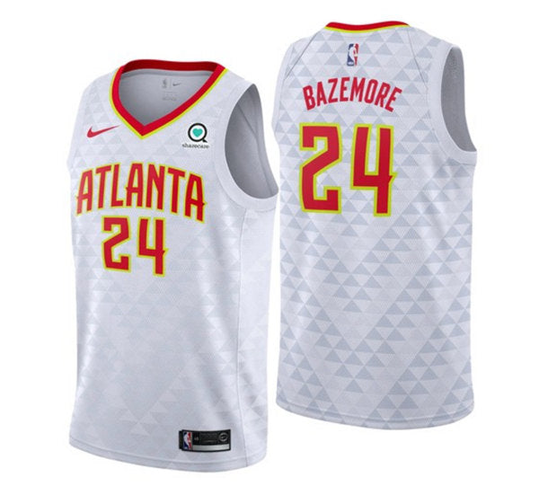 Kent Bazemore Atlanta Hawks white jersey