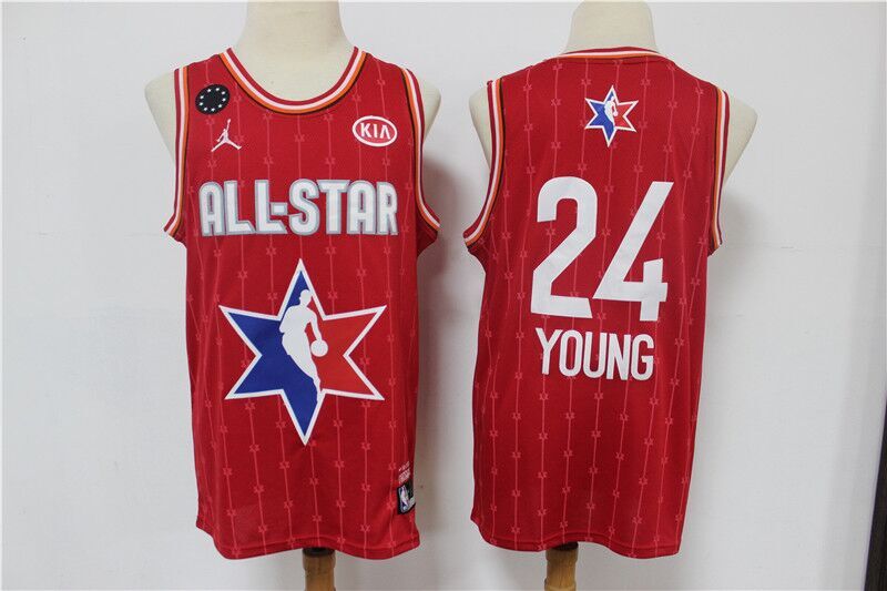 Trae Young Atlanta Hawks red All-Star jersey
