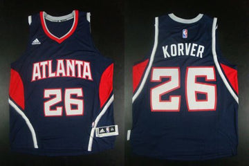 Kyle Korver Atlanta Hawks blue jersey