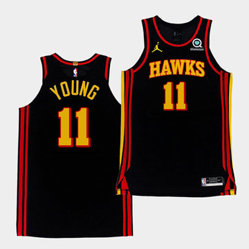 Atlanta Hawks black jersey
