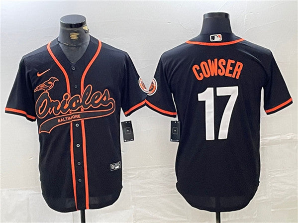 Colton Cowser Baltimore Orioles black jersey