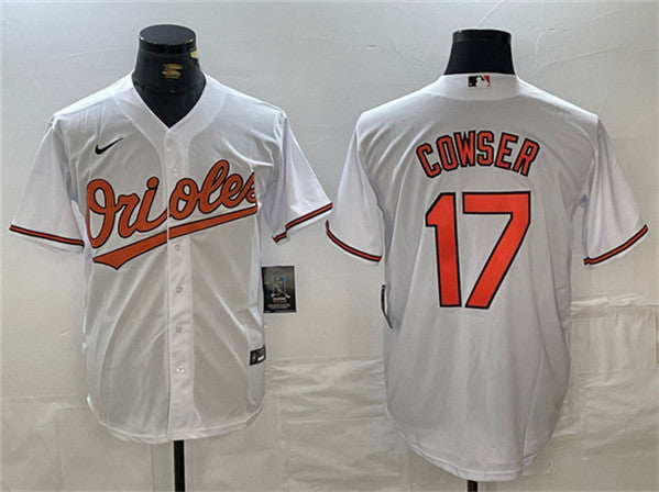 Colton Cowser Baltimore Orioles white jersey
