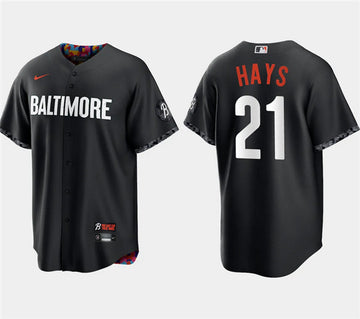 Austin Hays Baltimore Orioles black City Connect jersey