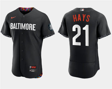 Austin Hays Baltimore Orioles black City Connect jersey