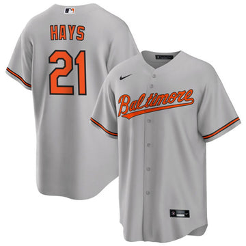 Austin Hays Baltimore Orioles gray jersey
