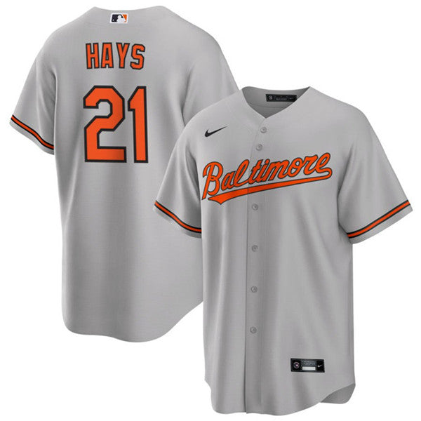 Austin Hays Baltimore Orioles gray jersey