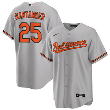 Anthony Santander Baltimore Orioles gray jersey