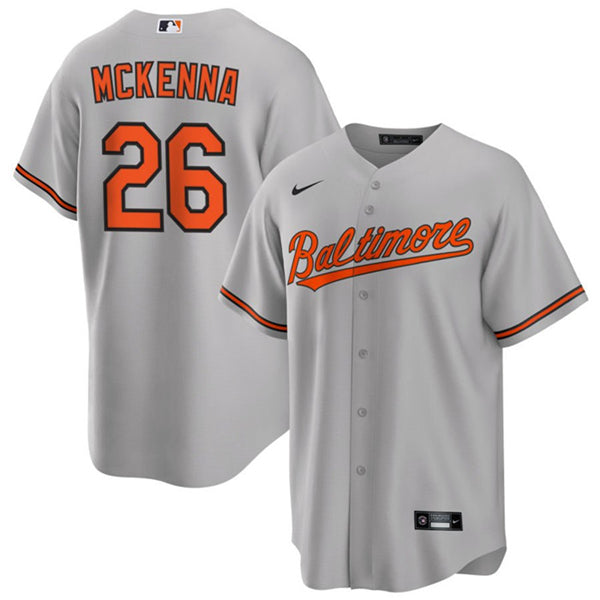 Ryan McKenna Baltimore Orioles gray jersey