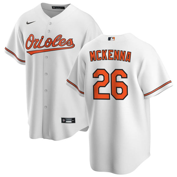 Ryan McKenna Baltimore Orioles white jersey