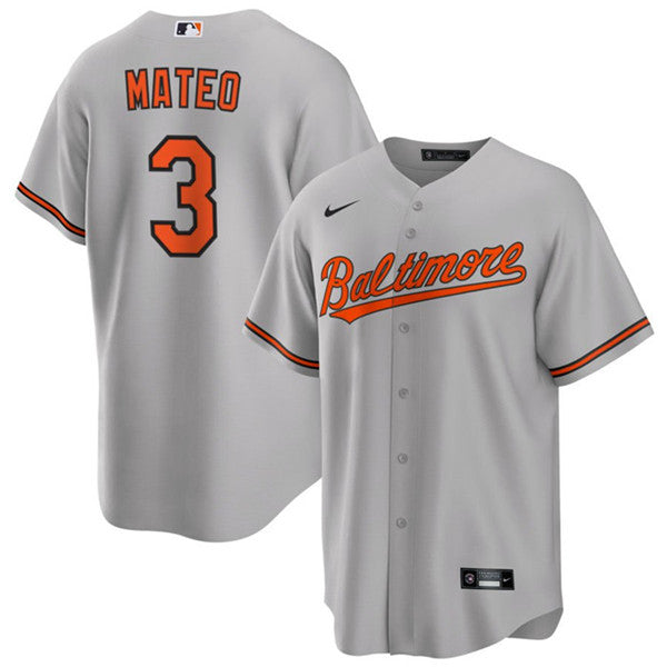 Jorge Mateo Baltimore Orioles gray jersey