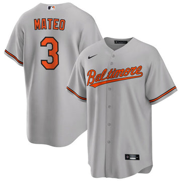 Jorge Mateo Baltimore Orioles gray jersey