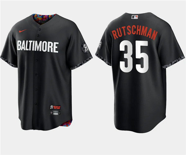 Adley Rutschman Baltimore Orioles black City Connect jersey