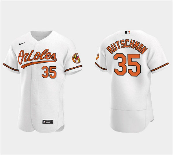 Adley Rutschman Baltimore Orioles white jersey
