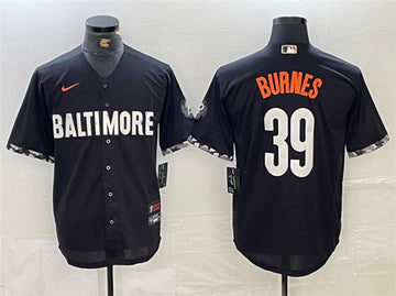 Corbin Burnes Baltimore Orioles black City Connect jersey