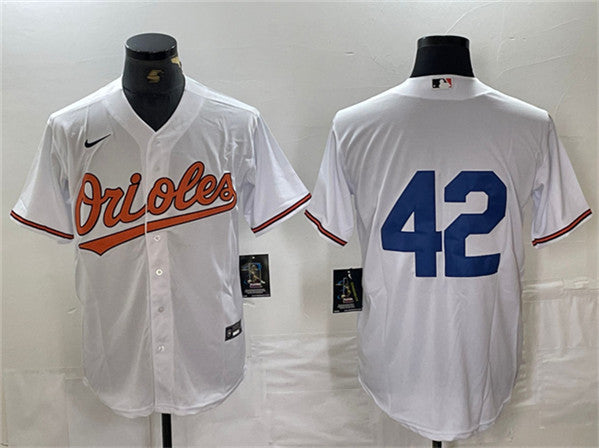 Jackie Robinson Baltimore Orioles white jersey