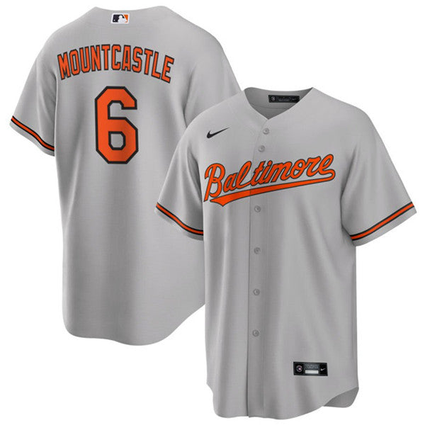 Ryan Mountcastle Baltimore Orioles gray jersey