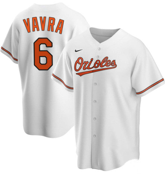Terrin Vavra Baltimore Orioles white jersey