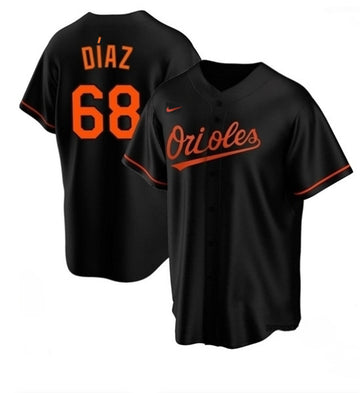 Lewin Diaz Baltimore Orioles black jersey