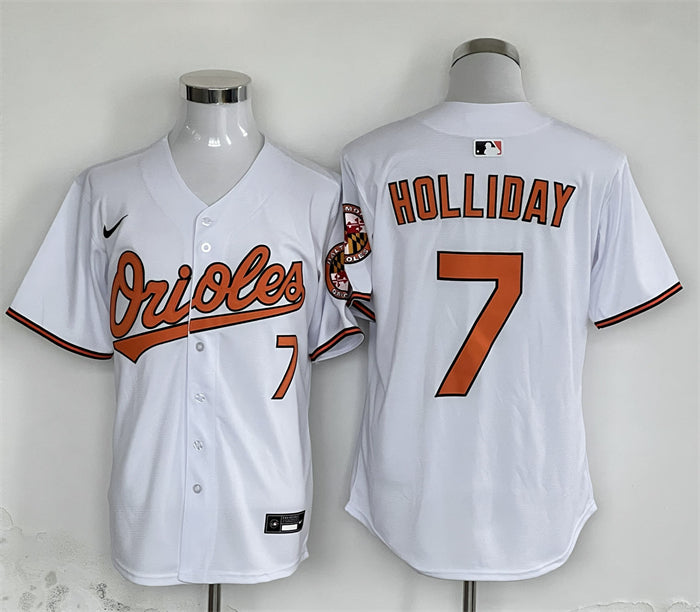 Jackson Holliday Baltimore Orioles white jersey