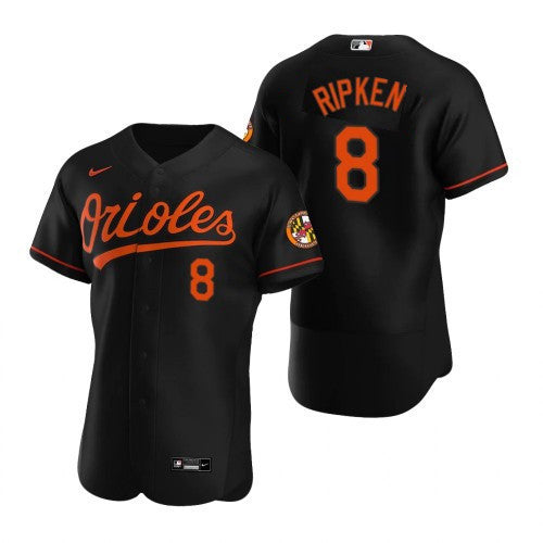 Cal Ripken Baltimore Orioles black jersey