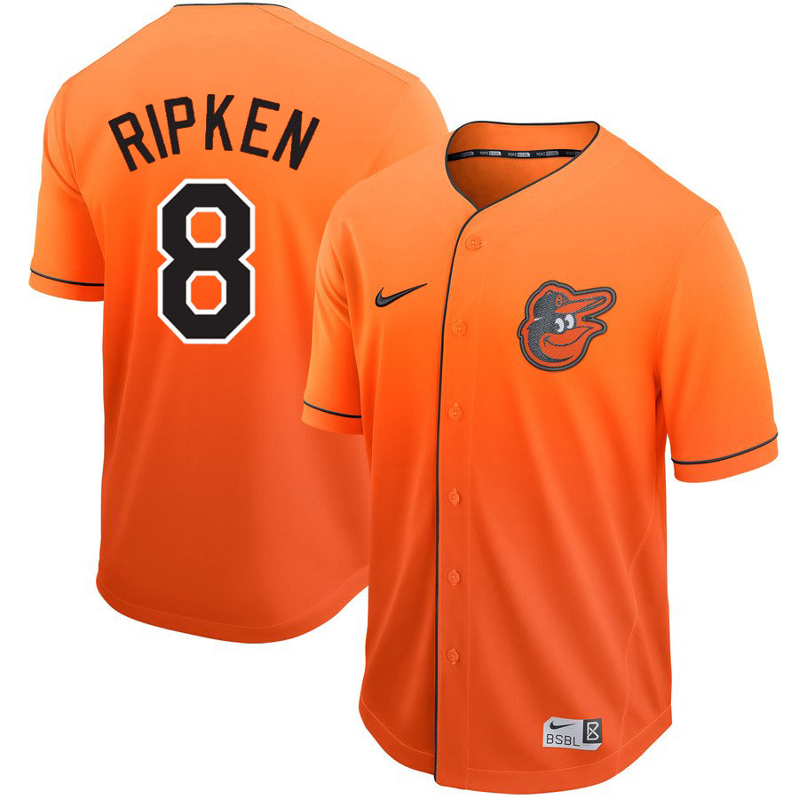 Cal Ripken Jr Baltimore Orioles orange jersey