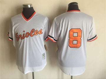 Cal Ripken Baltimore Orioles white Throwback jersey