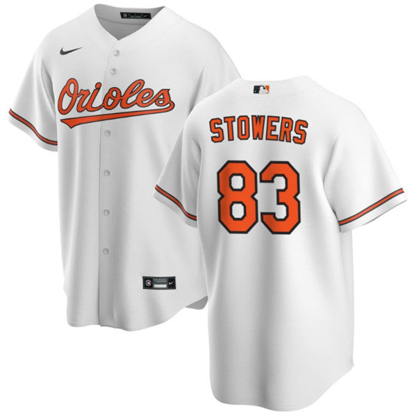 Kyle Stowers Baltimore Orioles white jersey