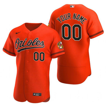 Custom Baltimore Orioles orange jersey
