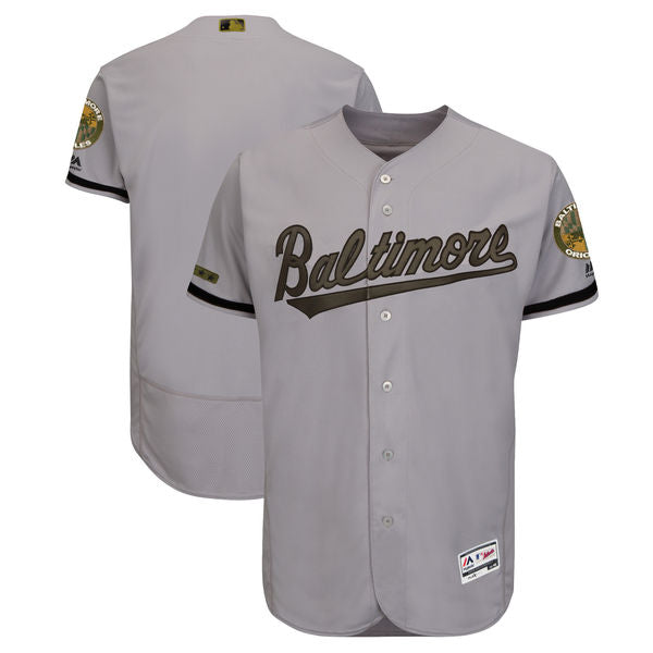 Custom Baltimore Orioles gray jersey