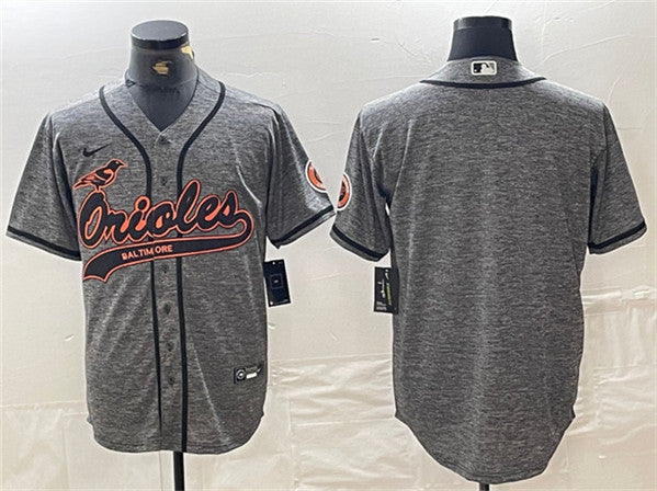 Custom Baltimore Orioles gray jersey