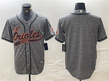 Custom Baltimore Orioles gray jersey