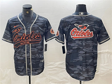 Baltimore Orioles gray Camo jersey