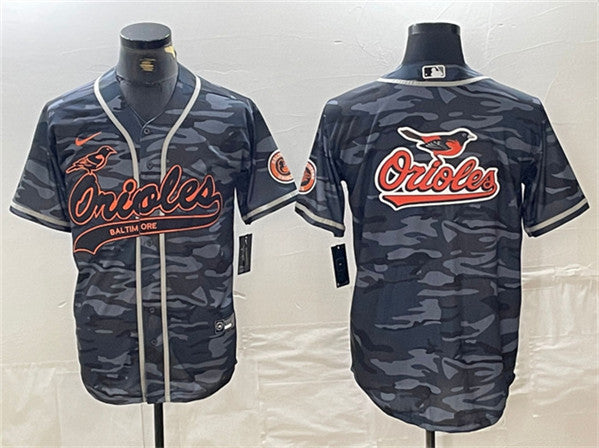 Baltimore Orioles gray Camo jersey