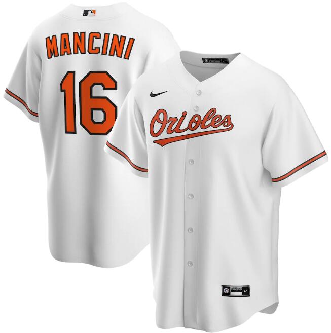 Baltimore Orioles white jersey