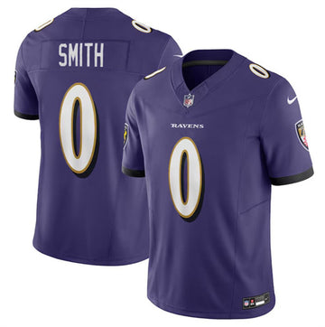 Roquan Smith Baltimore Ravens purple FUSE jersey