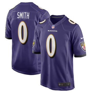 Roquan Smith Baltimore Ravens purple Game jersey