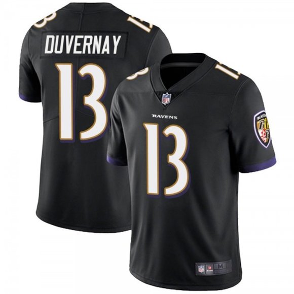 Baltimore Ravens #13 Devin Duvernay Black Jersey