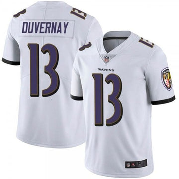 Baltimore Ravens #13 Devin Duvernay White Jersey
