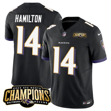 Kyle Hamilton Baltimore Ravens black FUSE jersey