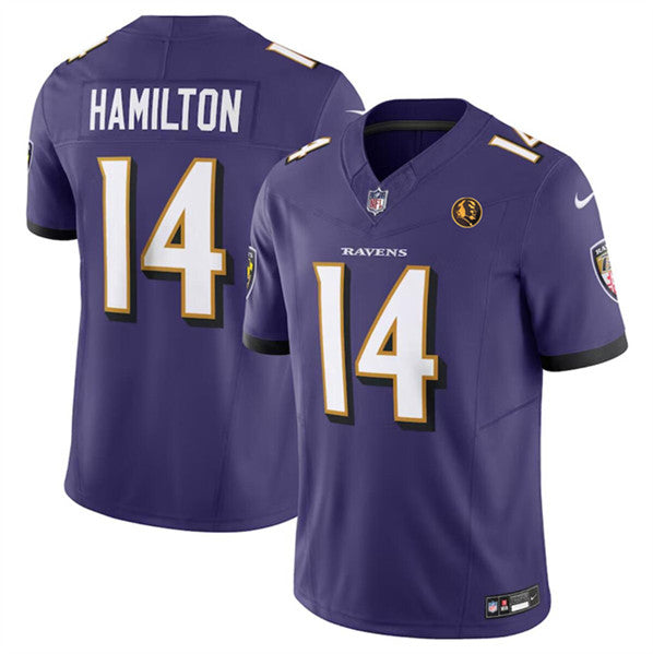 Kyle Hamilton Baltimore Ravens purple FUSE jersey